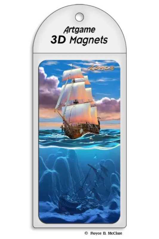 3D Magnet Segelschiff